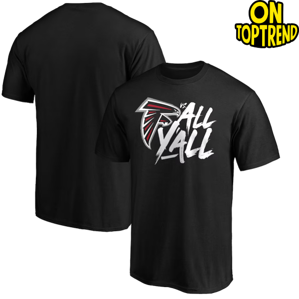 Atlanta Falcons Black Falcons vs. All Y'all T-Shirt